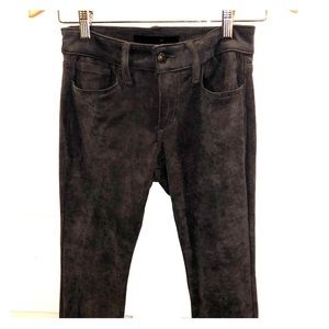 suede crop joe’s jeans